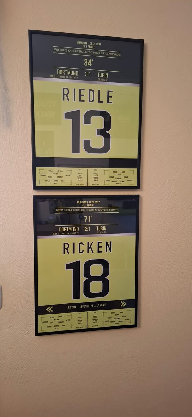 Customer photo review of Rickens legendärer Lupfer im CL Finale 1997