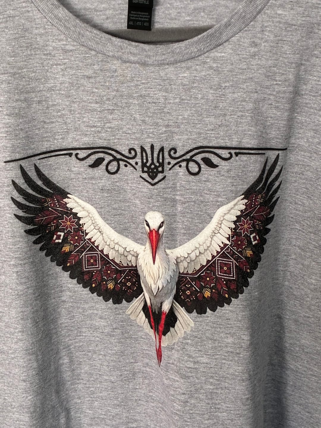Customer photo review of Guardian Stork T-Shirt