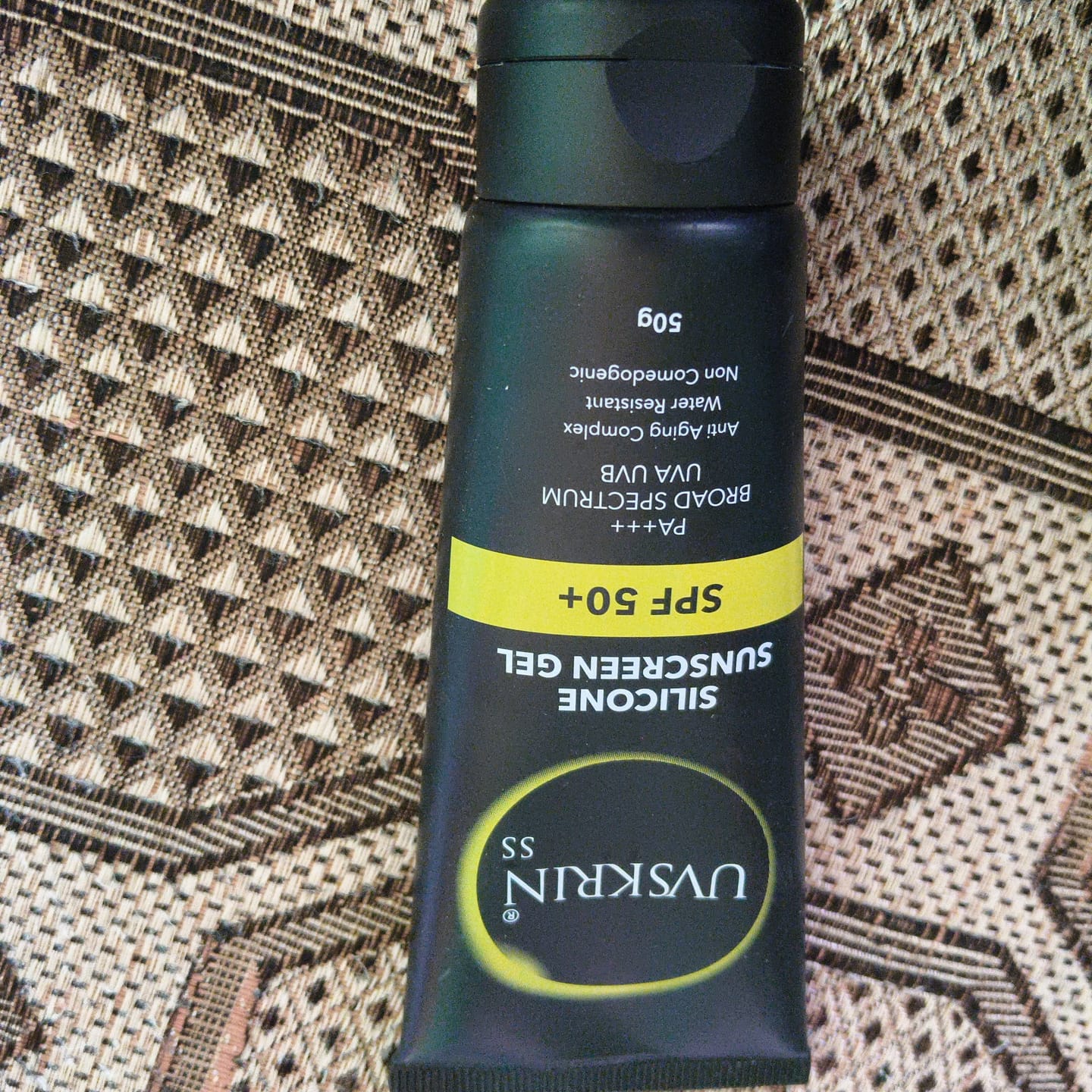 Customer photo review of UVSkrin SS Silicone Sunscreen Gel SPF 50+