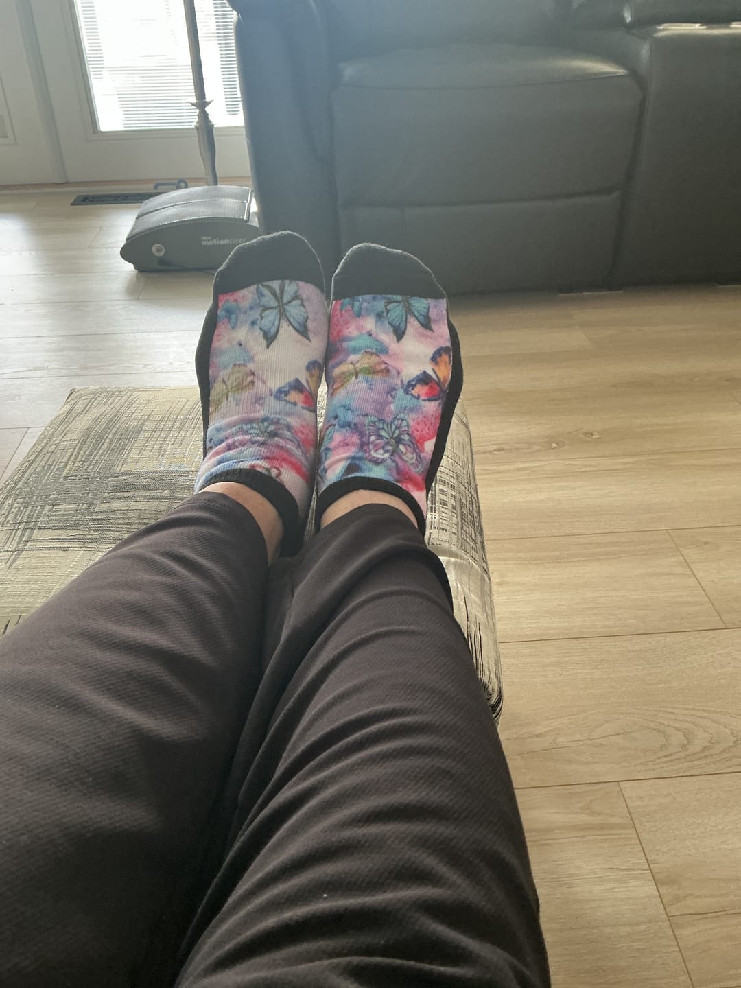 Customer photo review of Floral Ankle Socks