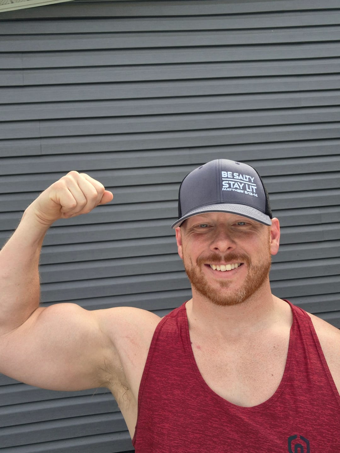 Customer photo review of Be Salty Stay Lit Lower Left Hats