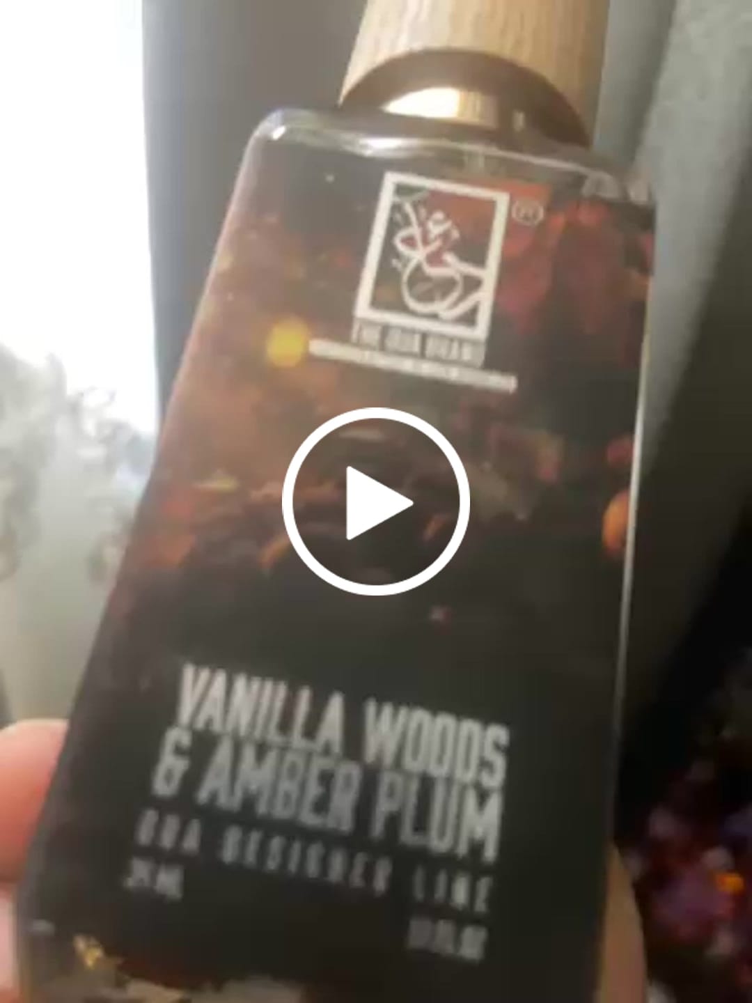 Customer video review of Vanilla Woods & Amber Plum