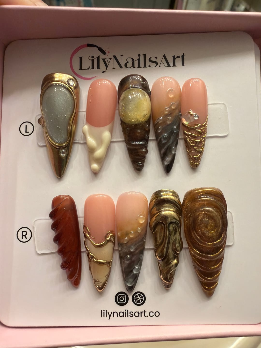 Customer photo review of Custom Nails
