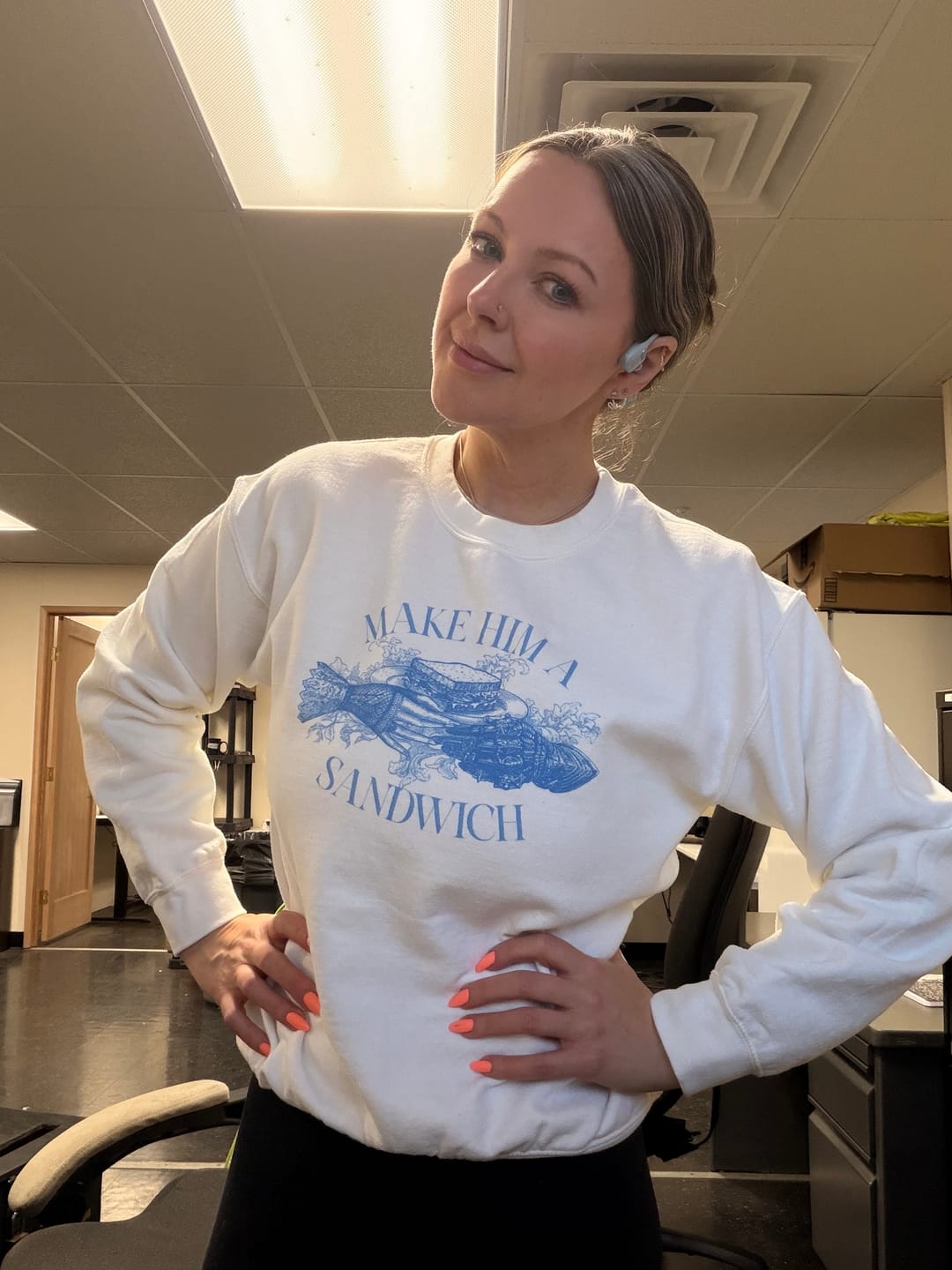 Customer photo review of MHAS Knight Crewneck