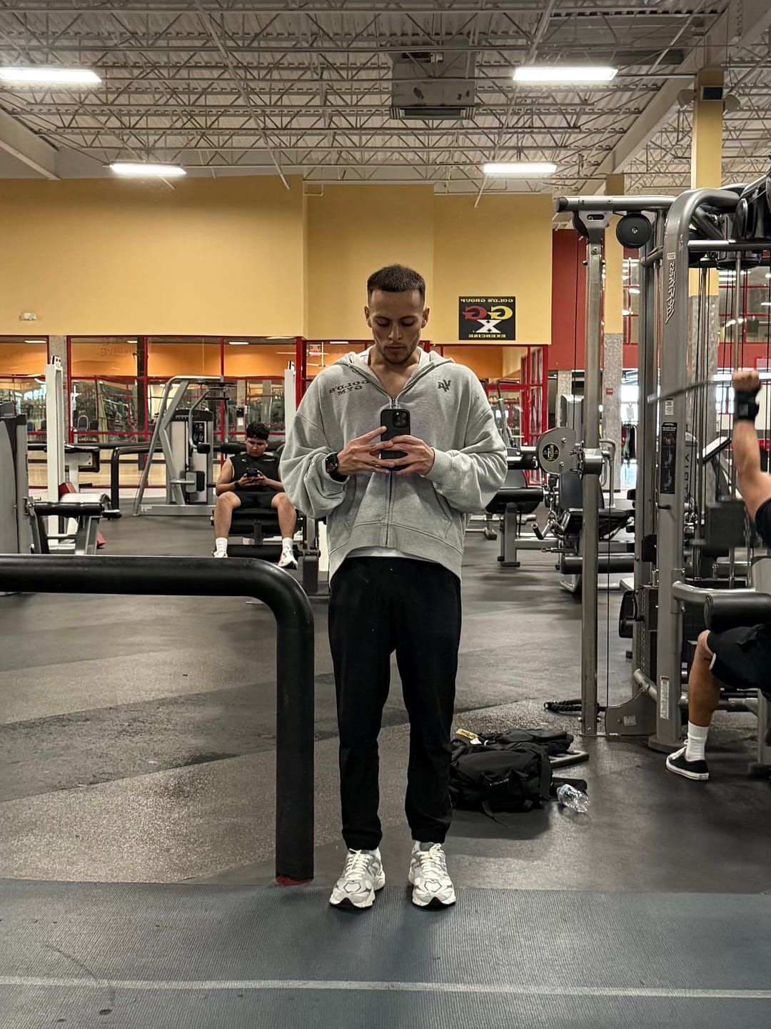 Customer photo review of 5162 - Golds Gym Throwback Zip-ups