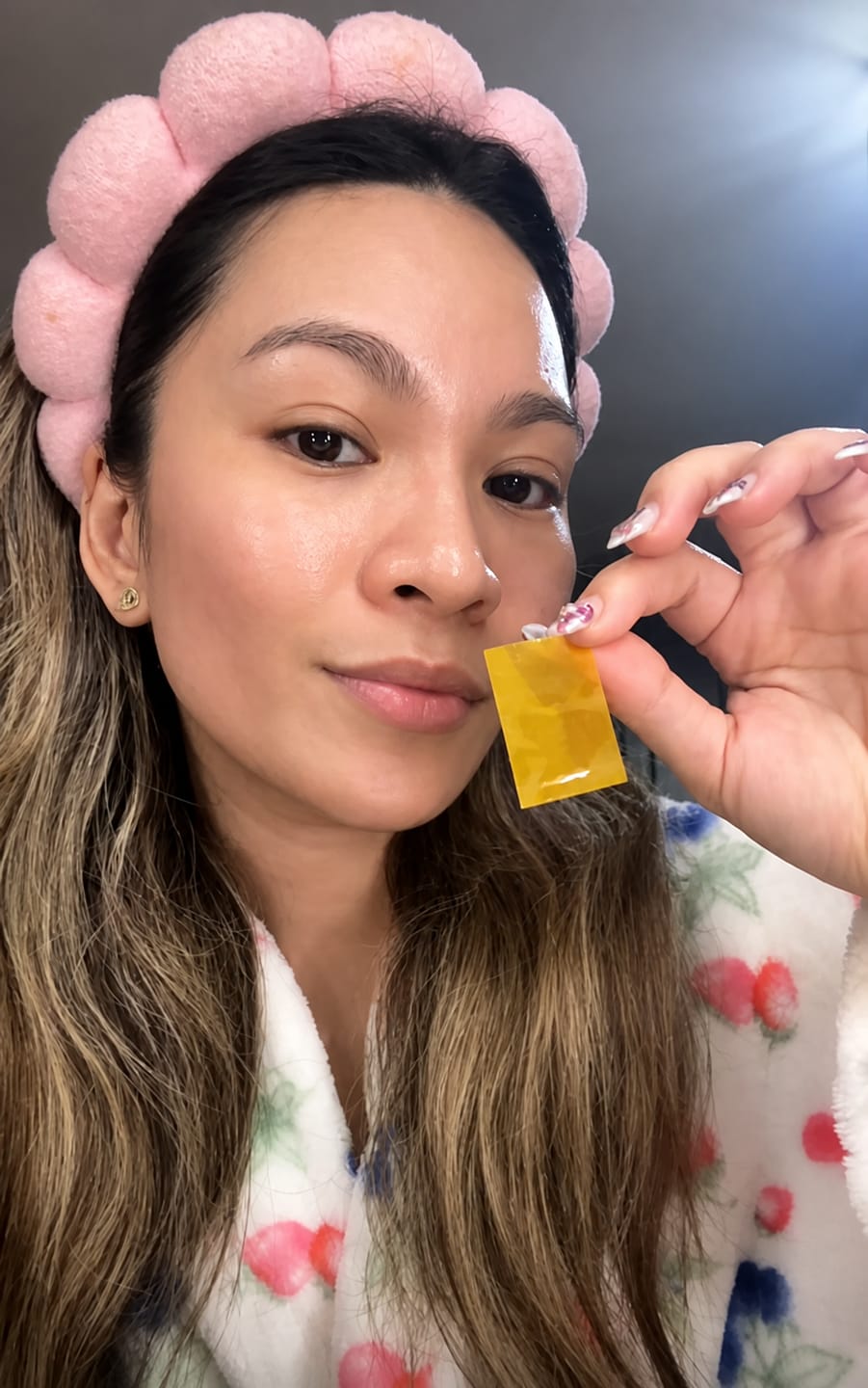 Customer photo review of Jiwoo Liposomal Glutathione Glow Strips