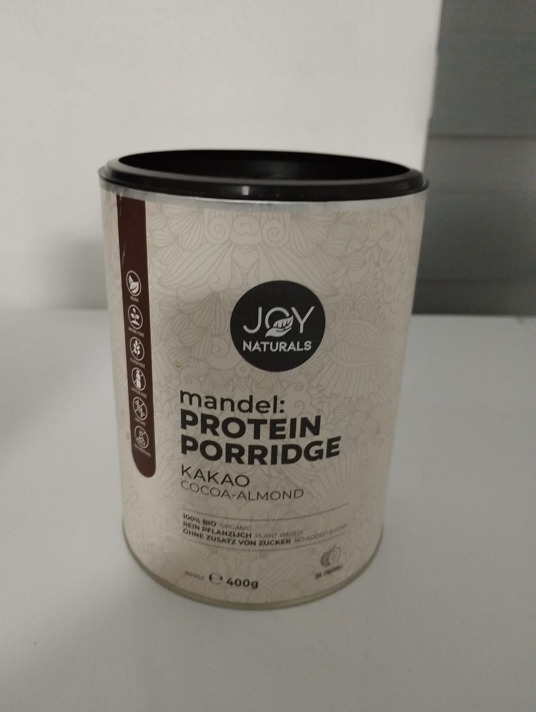 Customer photo review of Probierpaket Mandel Protein Porridge Bio