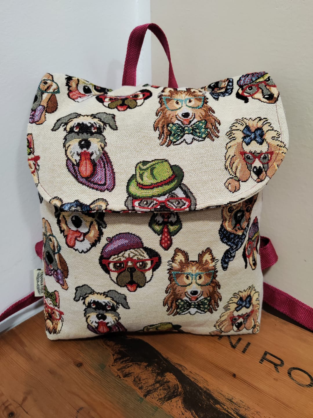 Customer photo review of Dogs Tapestry Fabric