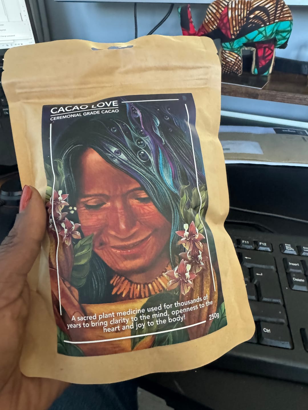 Customer photo review of Peruvian Ceremonial Grade Cacao