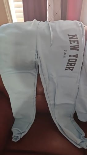 Customer photo review of Plus Size Pink Hoodie & Joggers Set – Cozy Streetwear with Chicago Letter Print