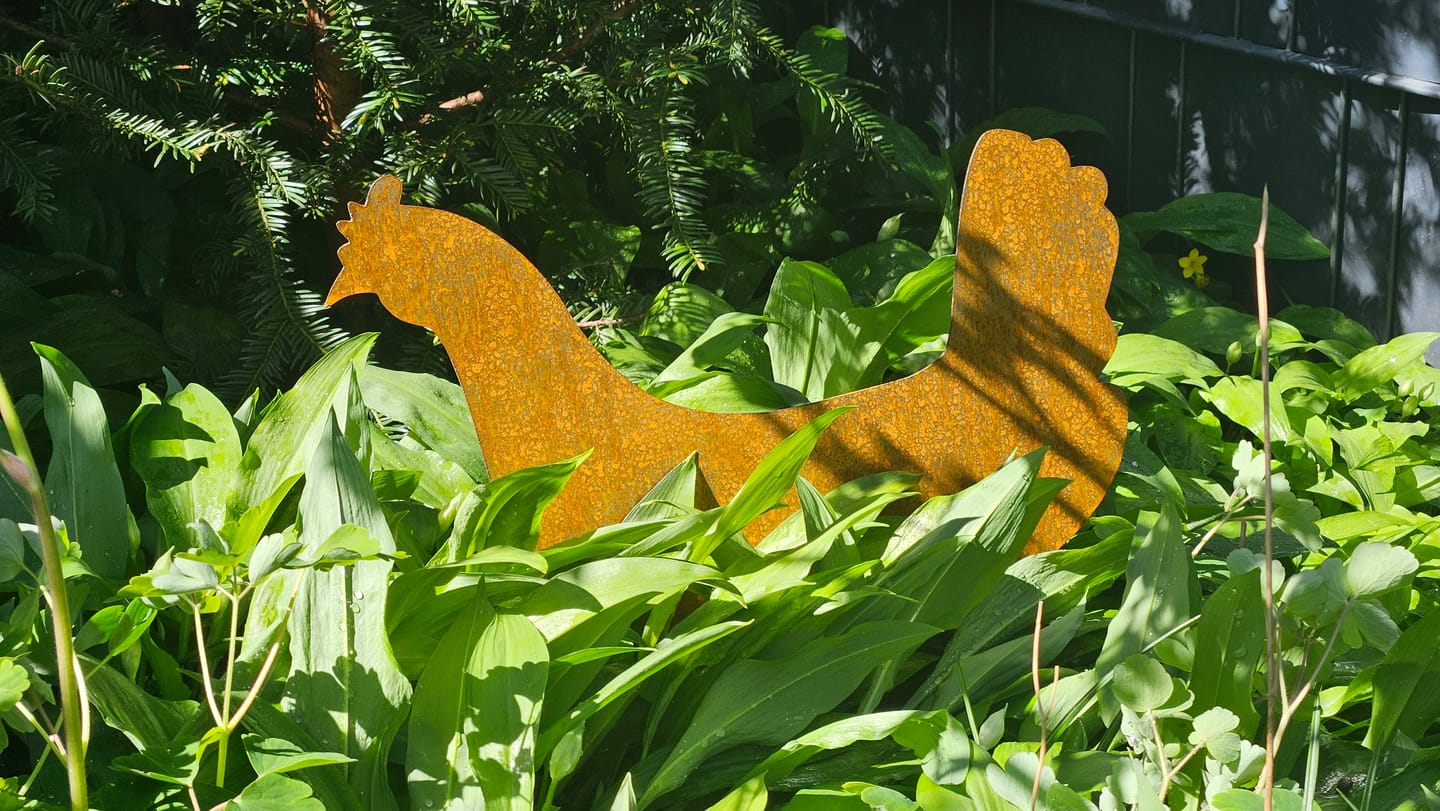 Customer photo review of Gartenstecker Henne