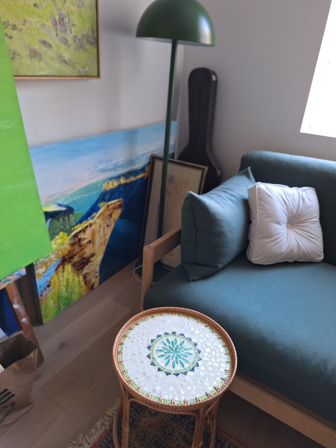 Customer photo review of Oasis Rattan Table