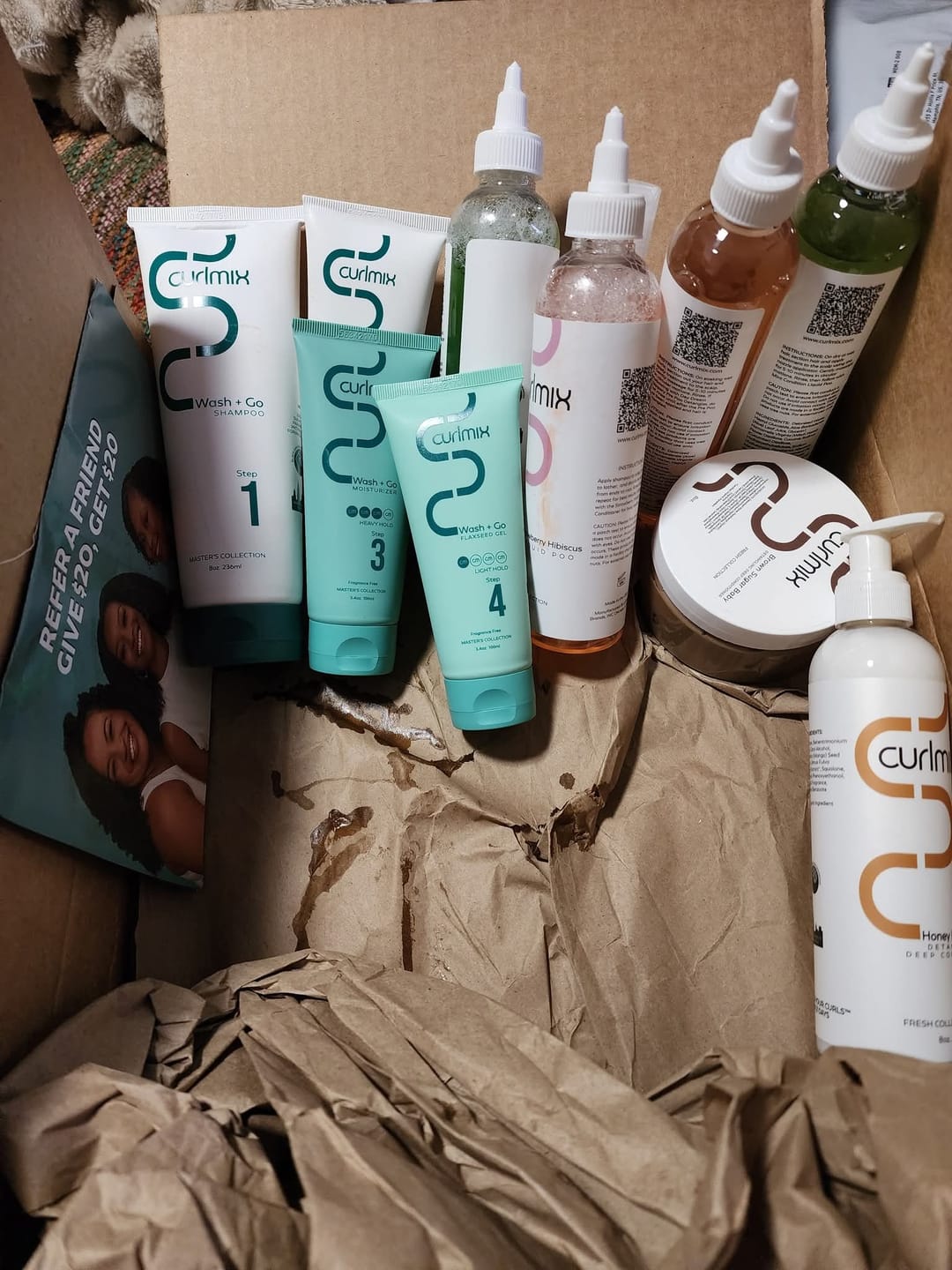 Customer photo review of 🎁 Janurary Mystery CurlMix Hair Product ✨ | Limited Edition
