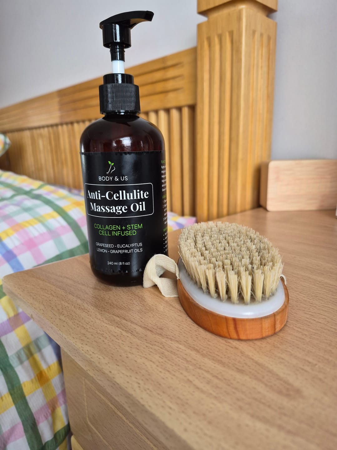 Customer photo review of Body For Us Anti-Cellulite Massage Oil