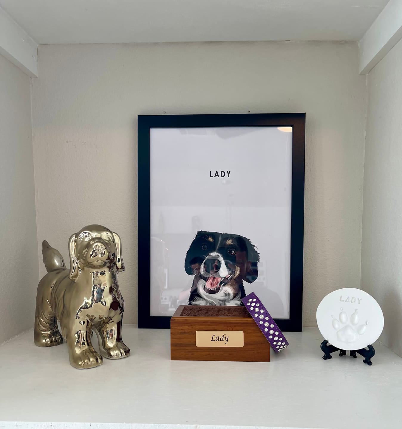 Customer photo review of Custom One Pet Portrait