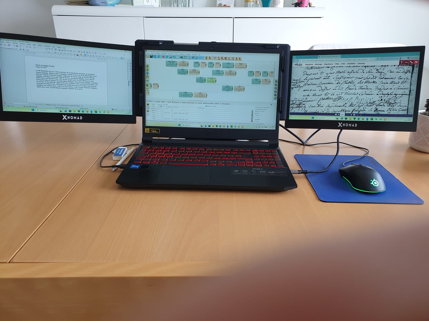 Customer photo review of X3 Pro® Double Écran 13,3"