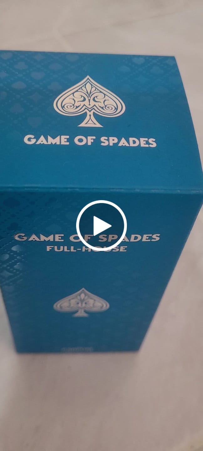 Customer video review of Perfume Unisex GAME OF SPADES FULL HOUSE PARFUM
