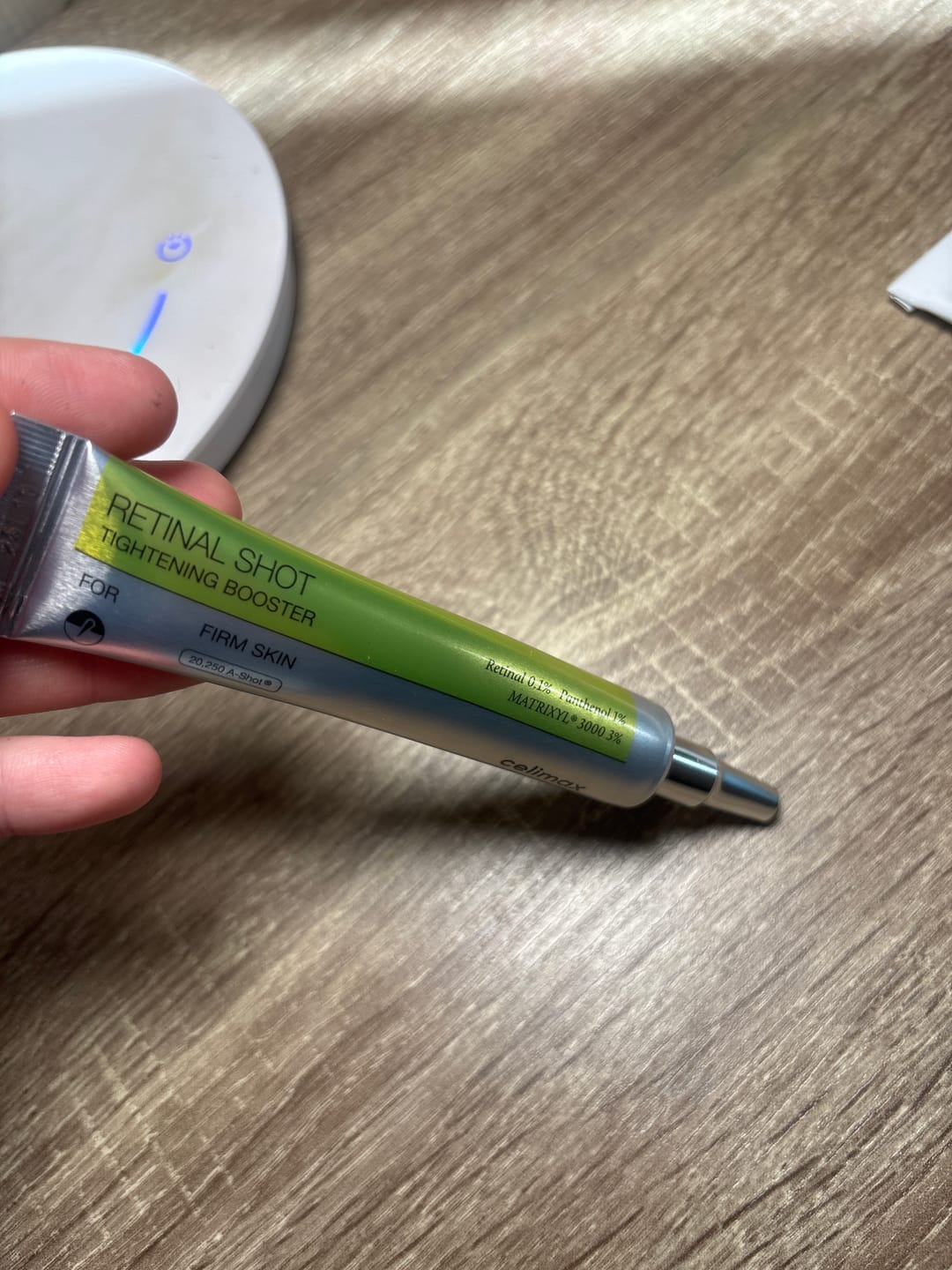 Customer photo review of Liftinga efektu piešķirošs krēms-būsteris ar retinālu Celimax THE -A Retinal Shot Tightening Booster