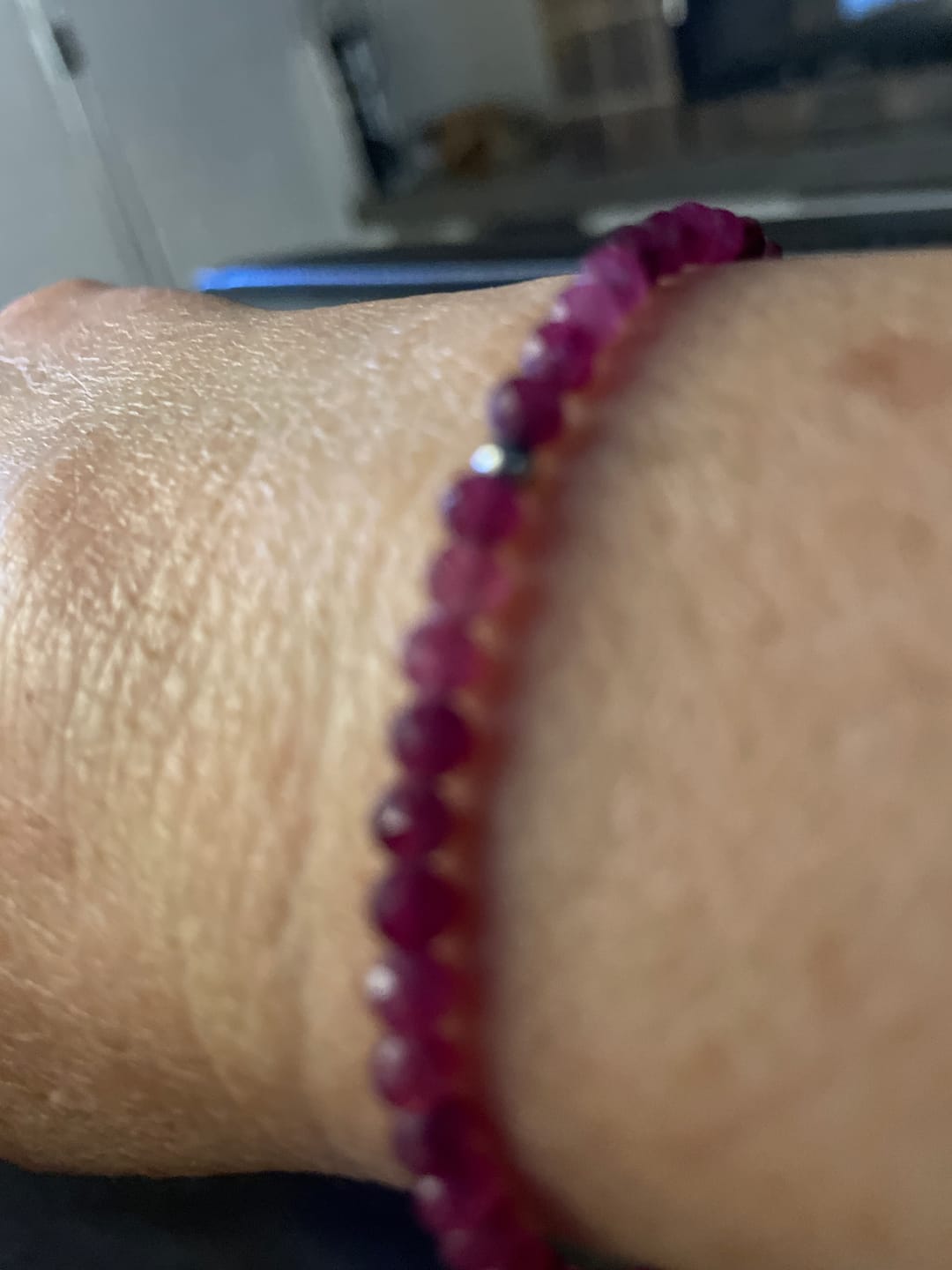 Customer photo review of Amethyst Armband - Perlen