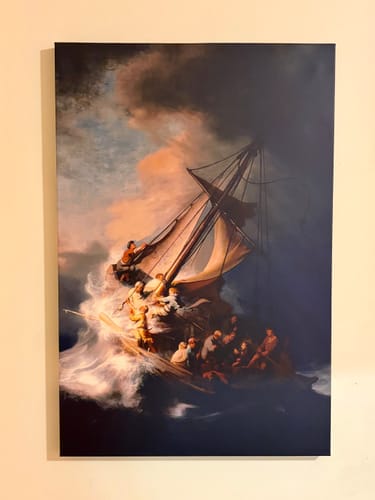 Customer photo review of The Storm on the Sea of Galilee | Rembrandt | 1633