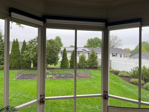 Customer photo review of SmartWings Motorized Outdoor Shades 1%/3%/5% Openness
