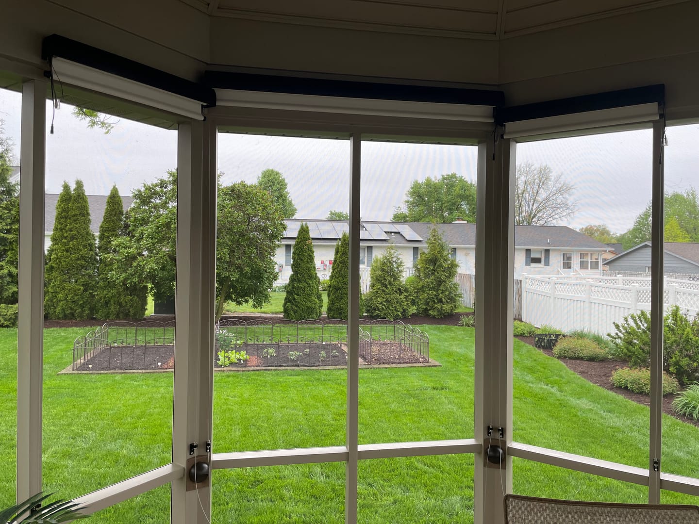 Customer photo review of SmartWings Motorized Outdoor Shades 1%/3%/5% Openness