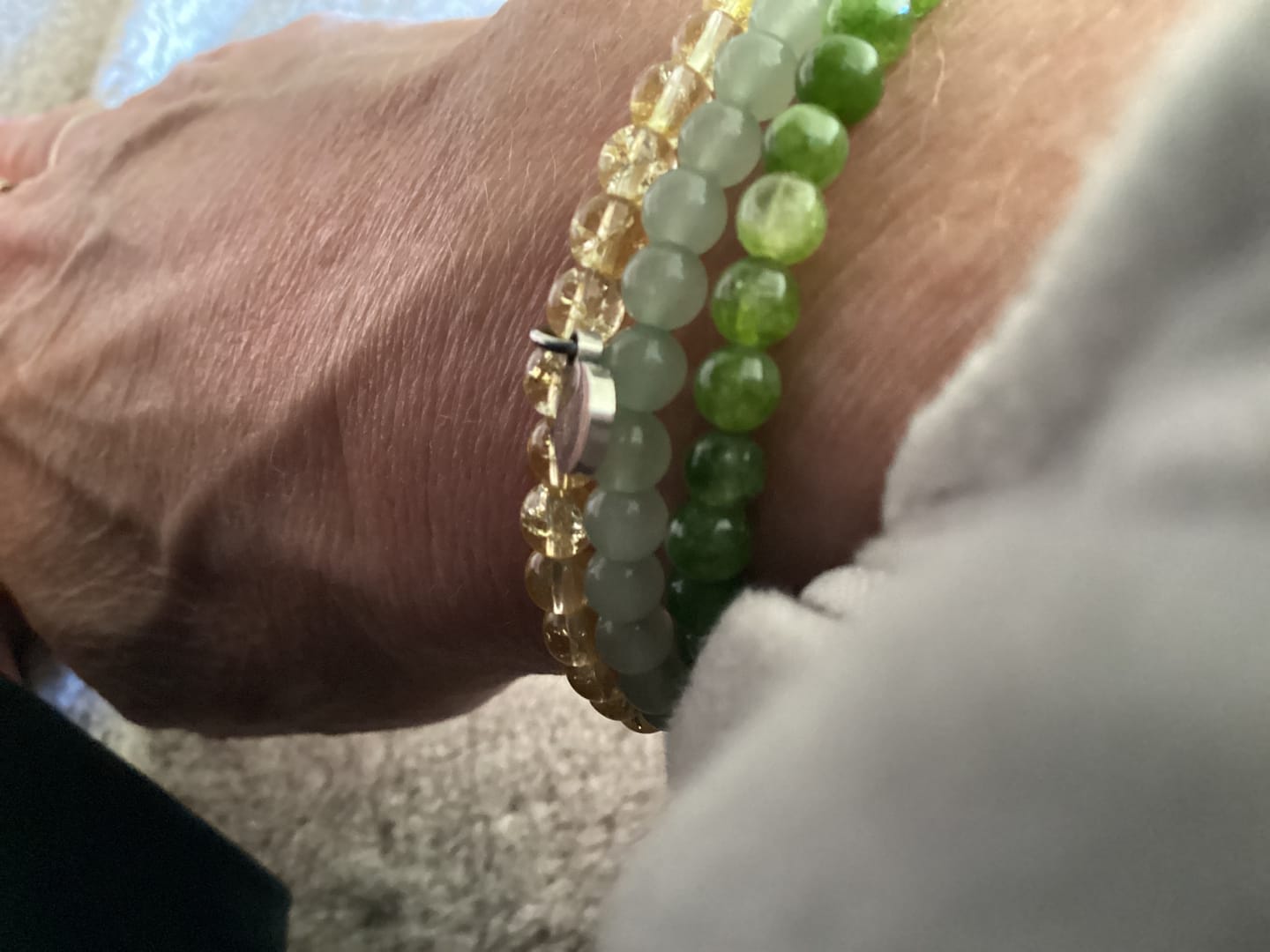 Customer photo review of Aventurine Bracelet Mini
