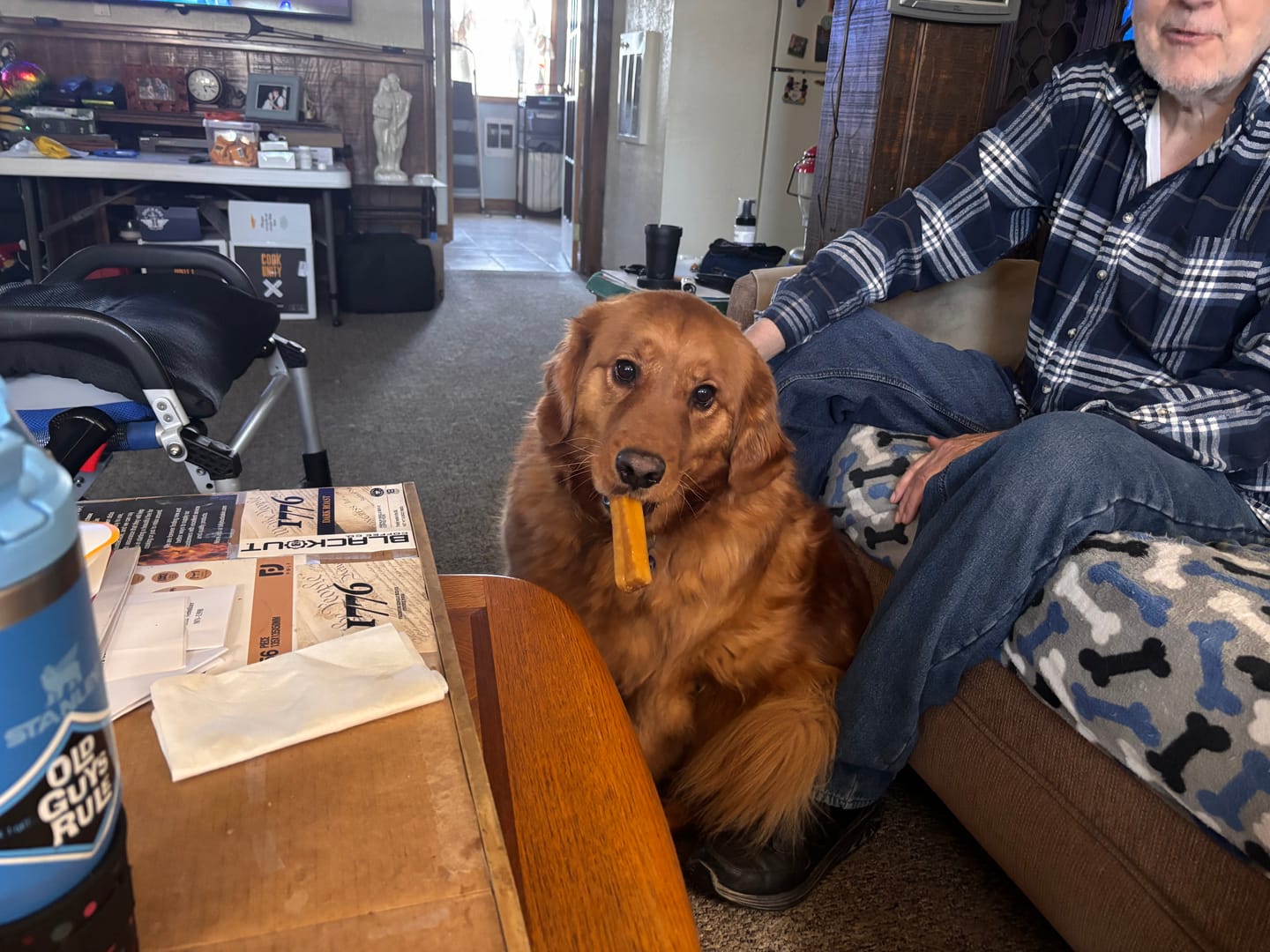Customer photo review of Himalayan Yak Cheese Chew Dog Treat