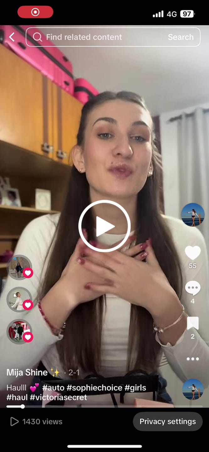 Customer video review of Paleta rumenila