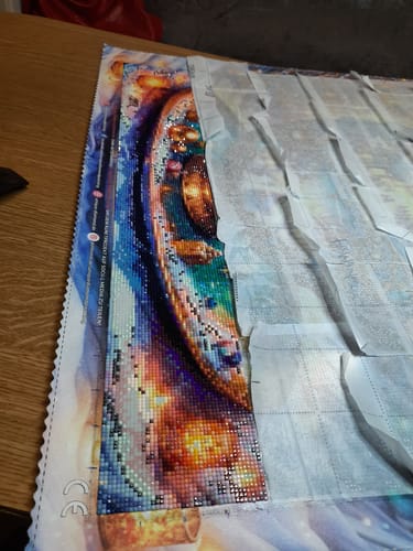 Customer photo review of 5D Diamond Painting – Lumina’s Winterträumerei
