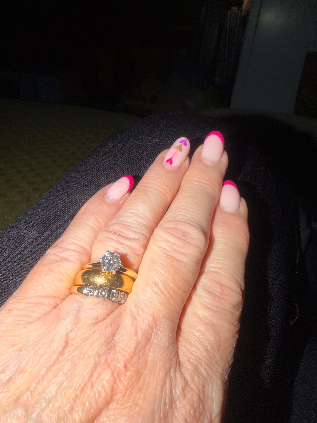 Customer photo review of Versa 1Ct Solitaire Lab Grown Diamond Ring in Silver