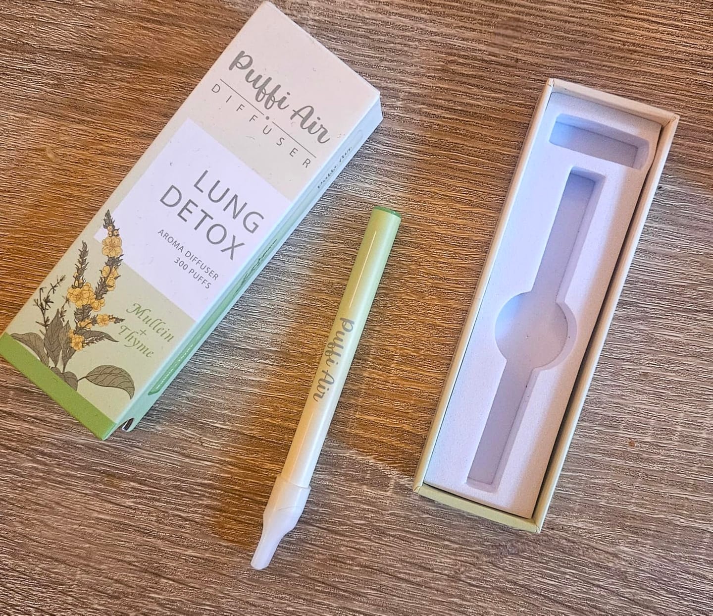 Customer photo review of Rarify's Herbal Lung Cleansing inhaler...