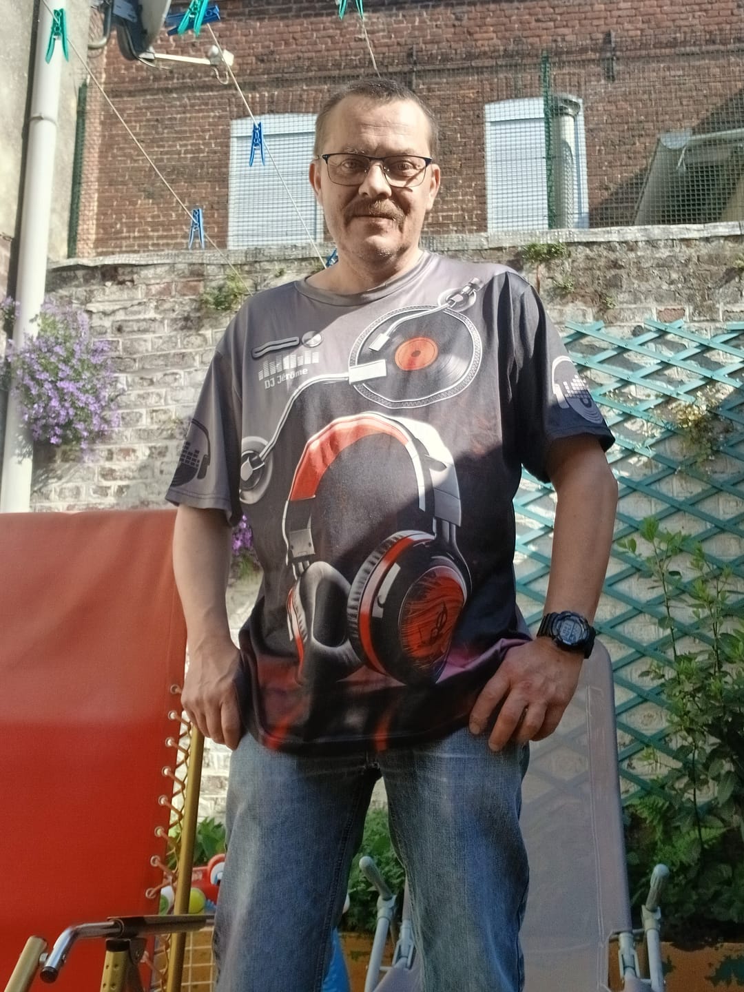 Customer photo review of Unisex Shirt - Custom Disc Jockey 3D Shirt
