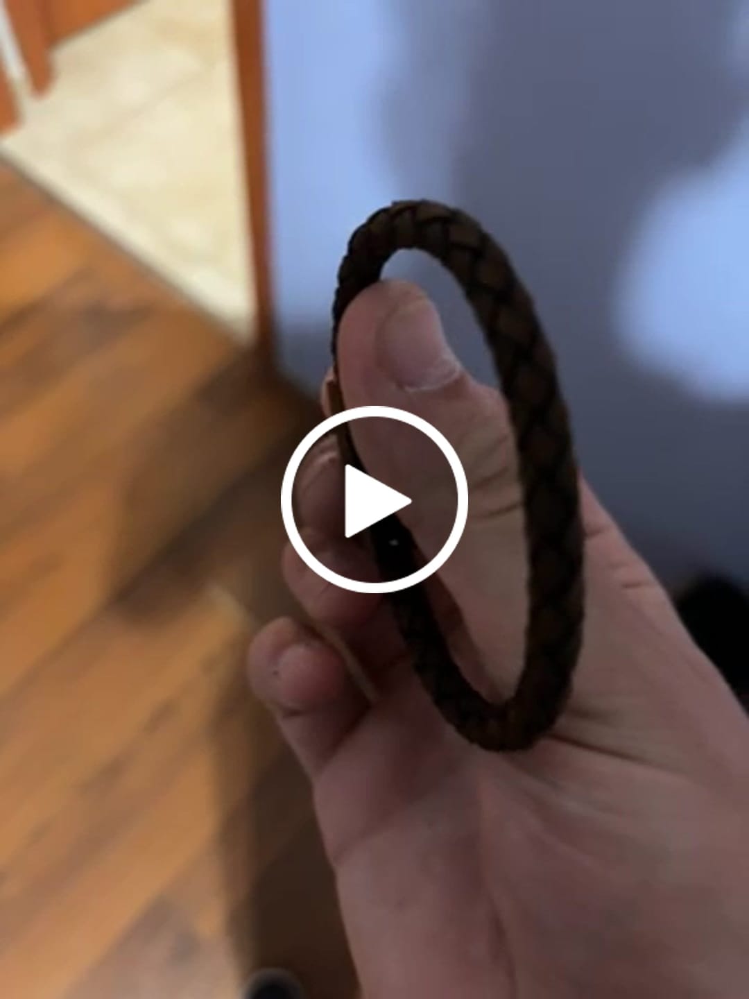 Customer video review of Dark Brown Leather Bracelet | 6MM