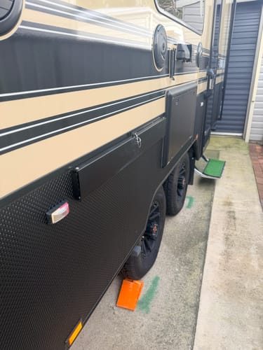 Customer photo review of Caravan Wall Mounted Drying Rack - Foldable Indoor and Outdoor
