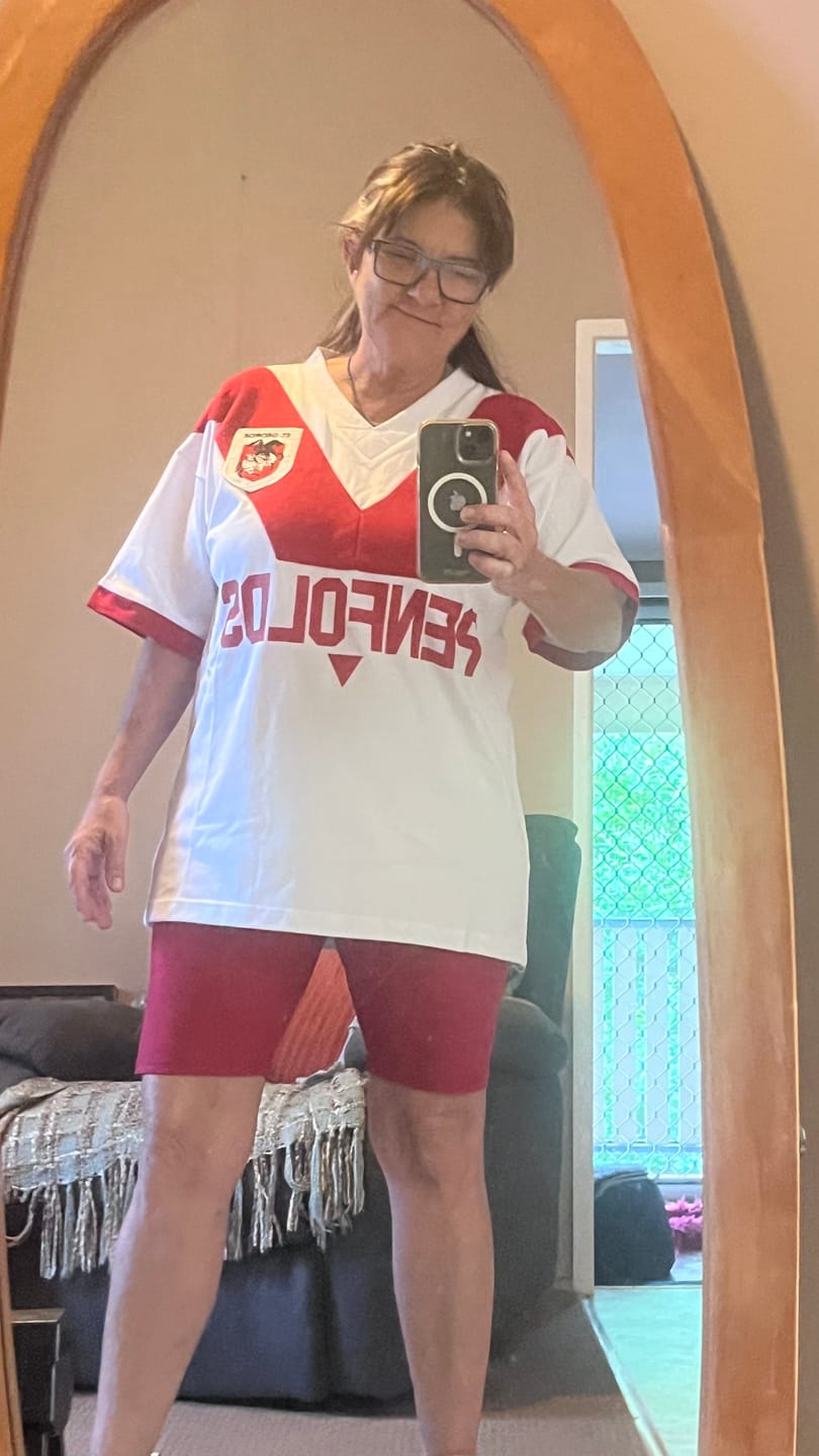 Customer photo review of 1979 St George Dragons Retro Jersey