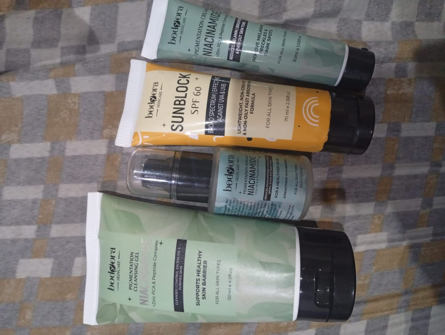 Customer photo review of Pigmentation Bundle
