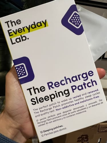 Customer photo review of The Recharge Sleeping Patch - Parche para dormir