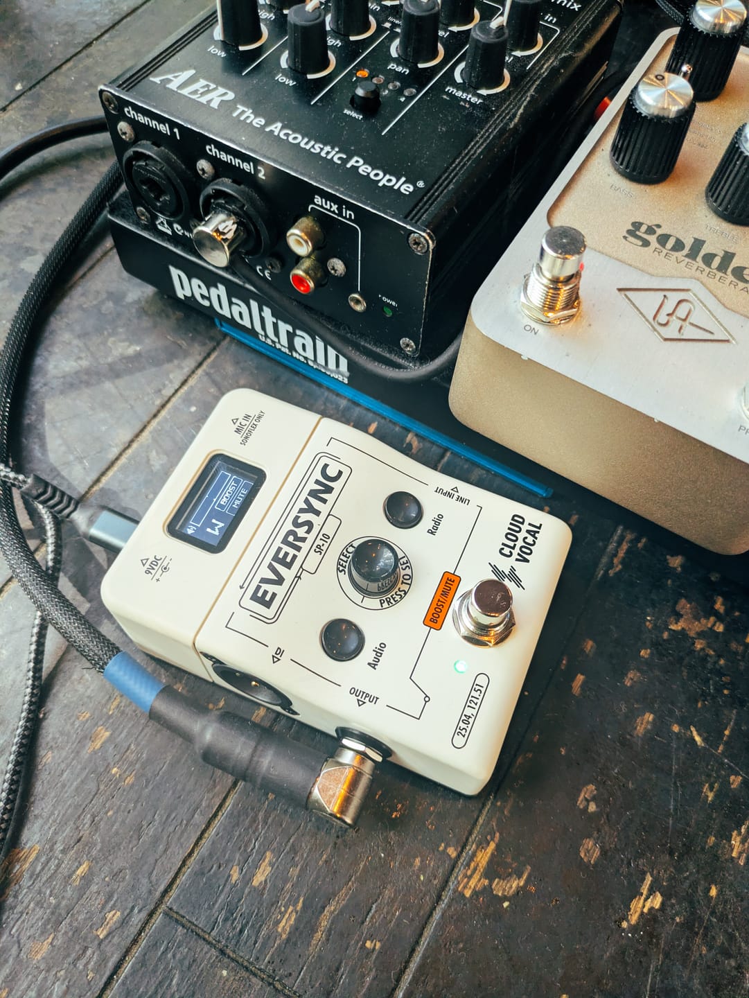 Customer photo review of EverSync SP-10 Wireless Stomp Pedal