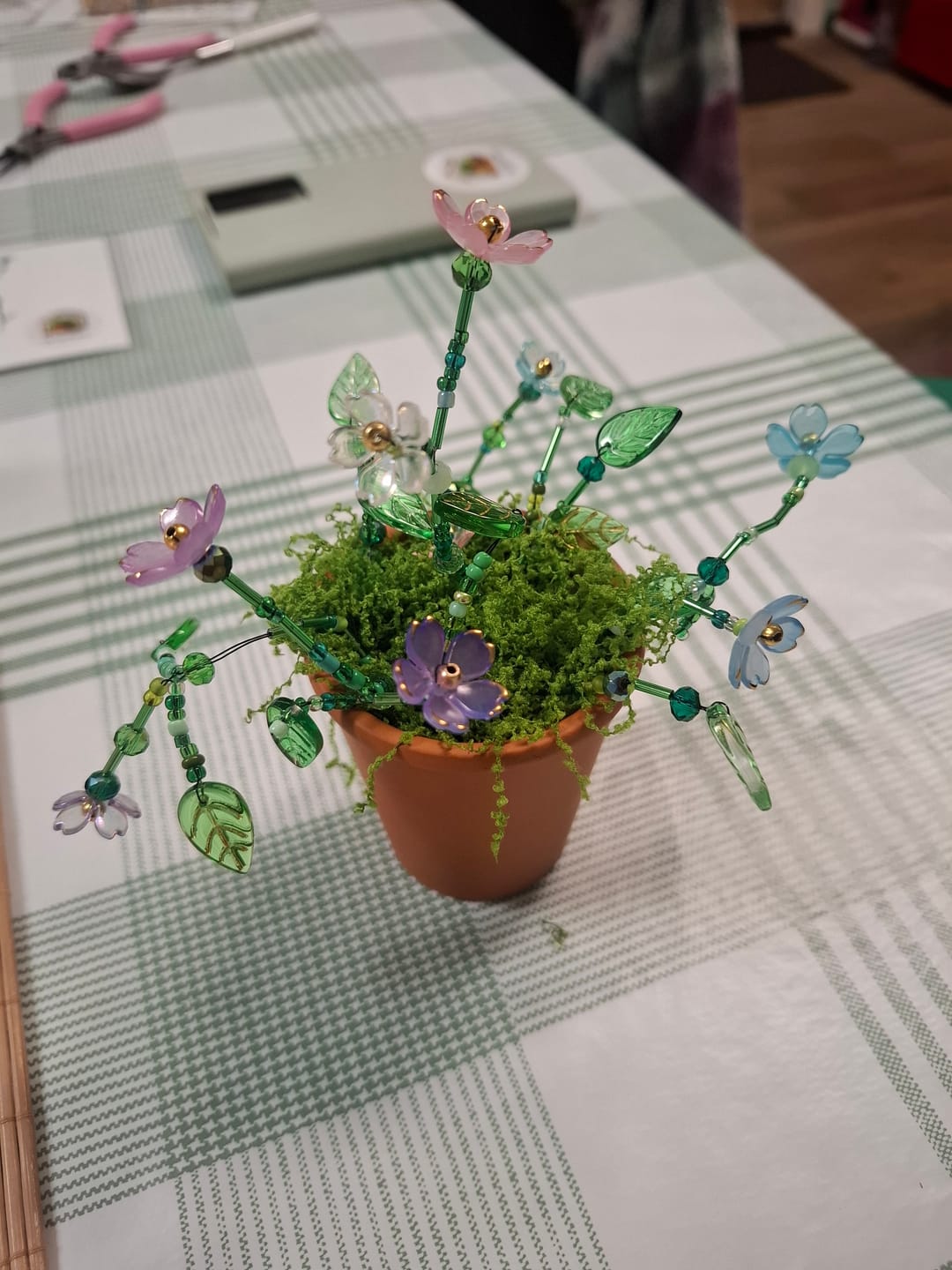 Customer photo review of Workshop: Maak je eigen kralenplantje (meest gekozen)