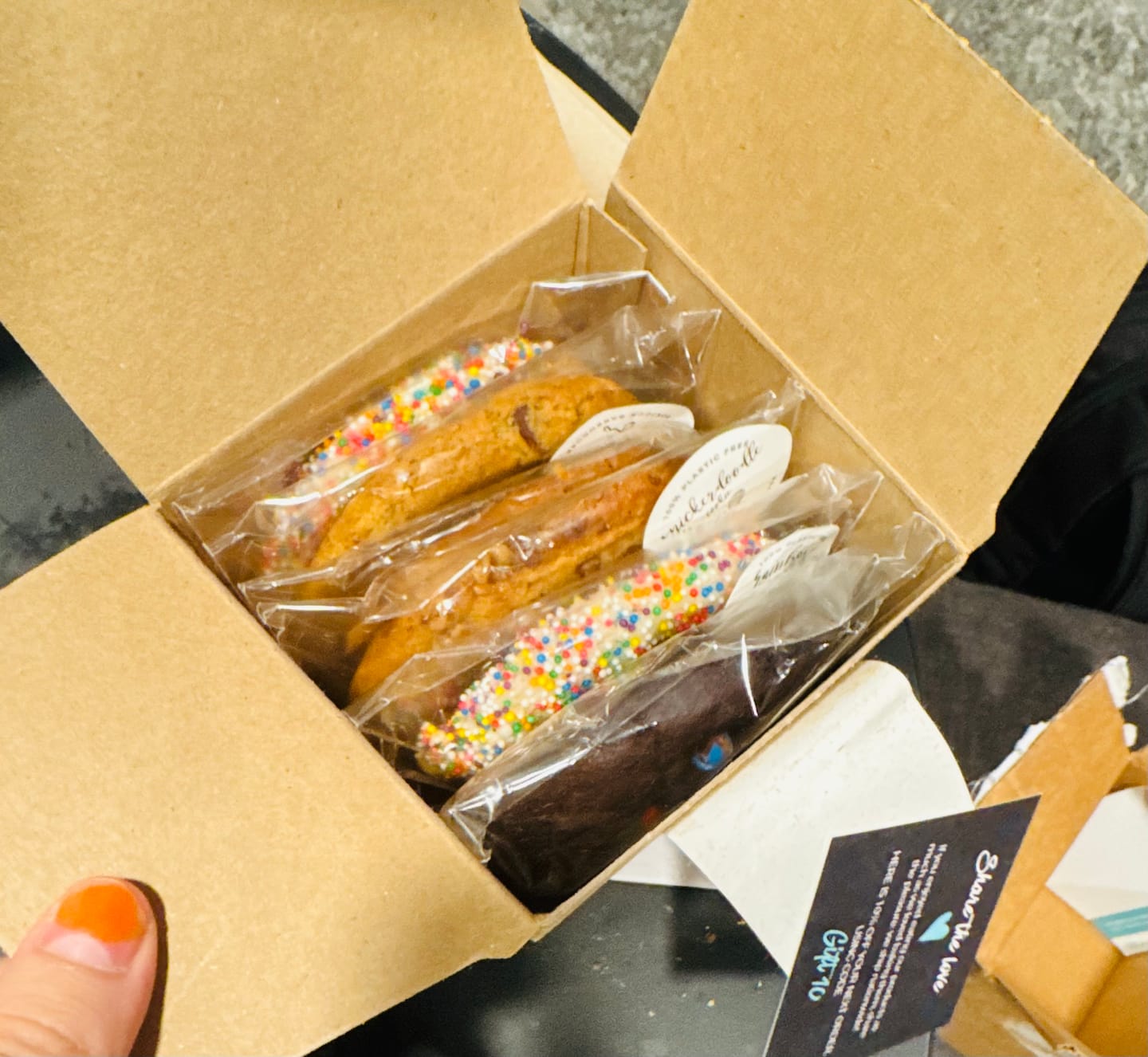 Customer photo review of Assorted Birthday Cookies