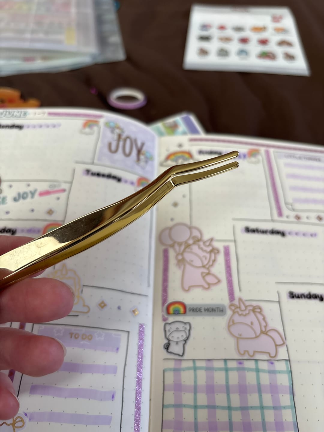 Customer photo review of Sticker Tweezer