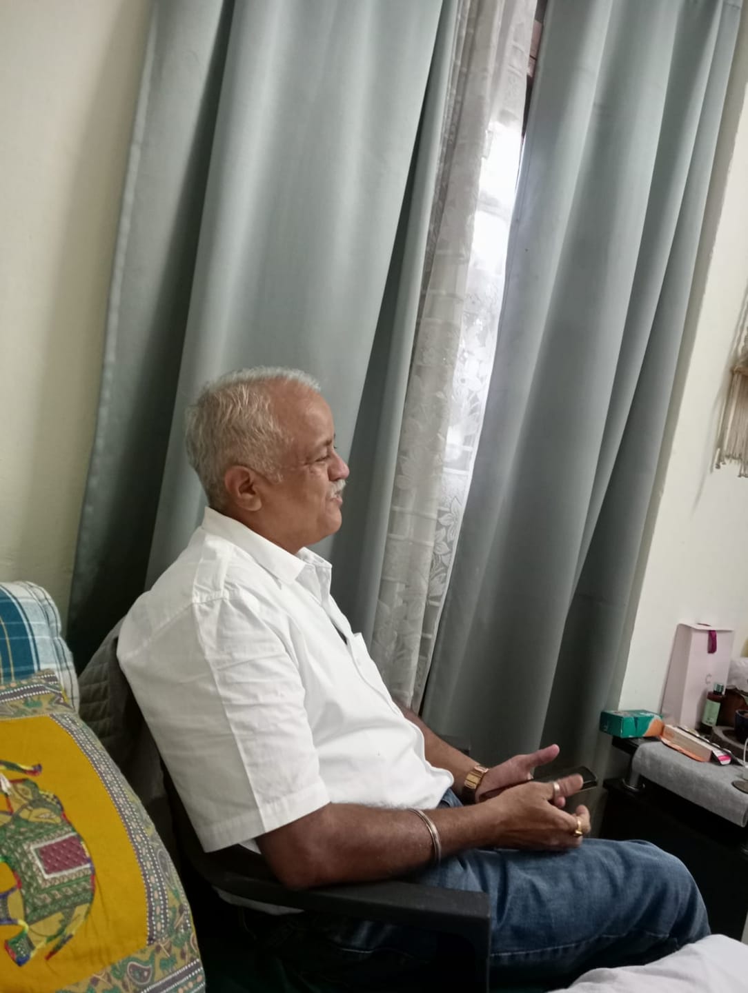 Customer photo review of Double Delight White Shirts - 2 Pcs Combo Pack