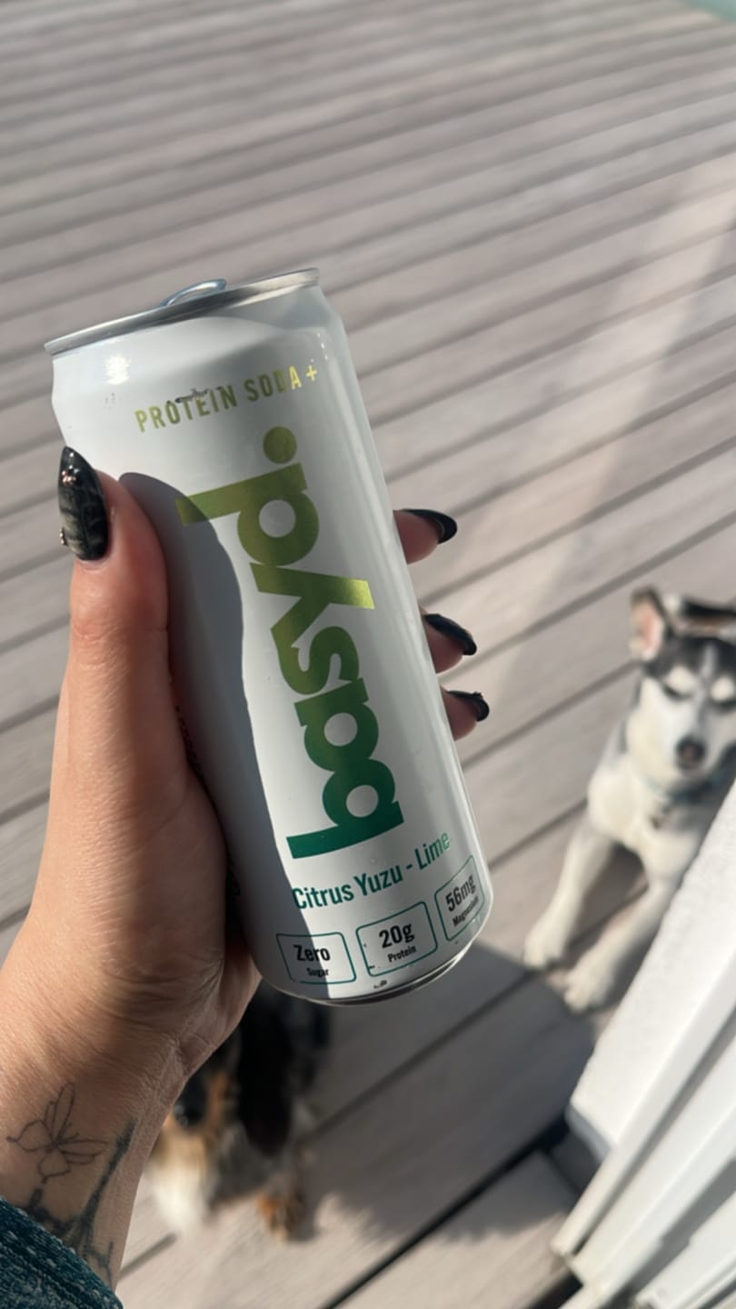 Customer photo review of Protein Soda +