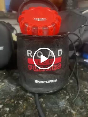 Customer video review of Road Flares