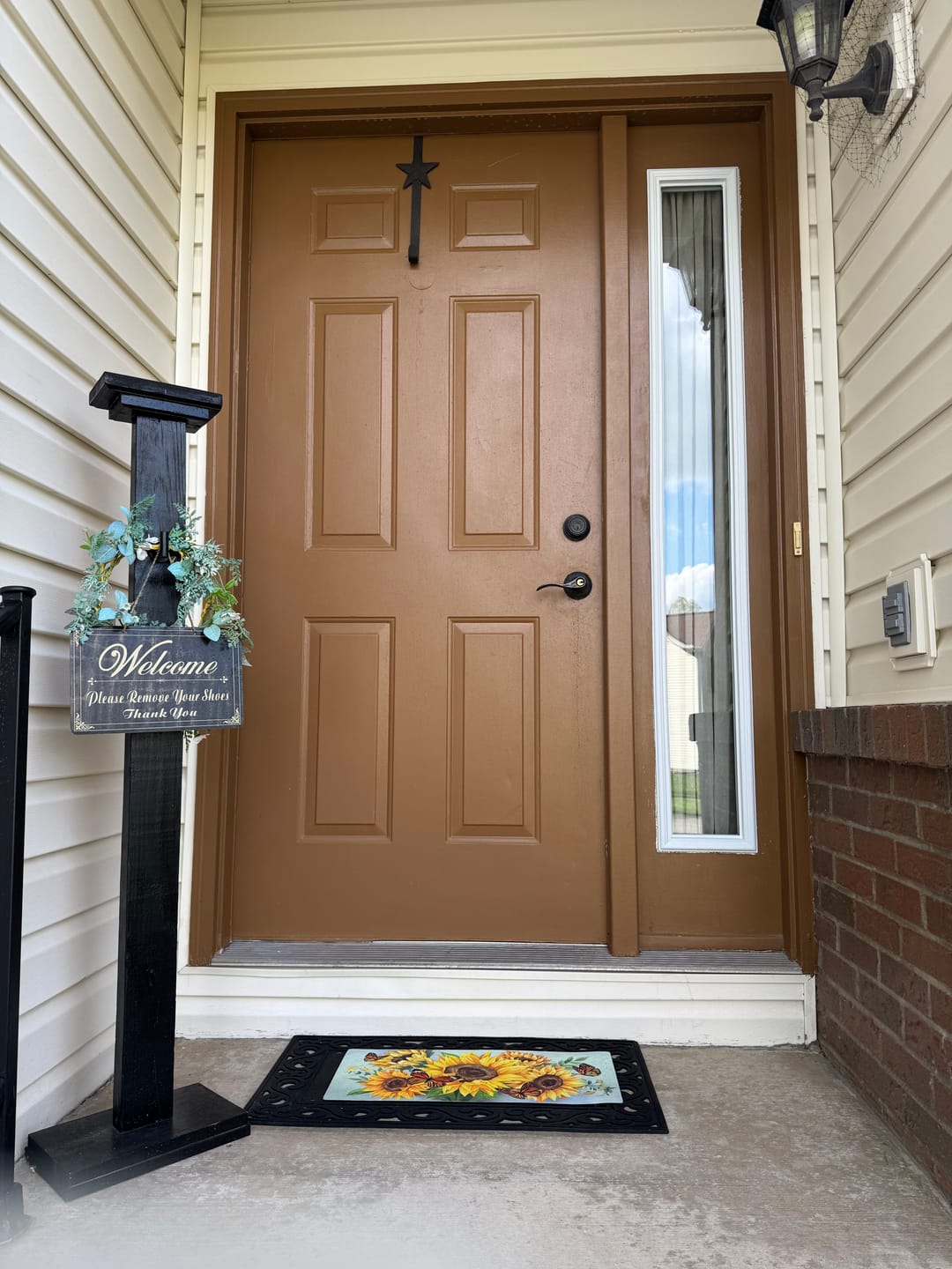Customer photo review of Clear 1 Lite Glass and Frame Kit (Full Sidelite)
