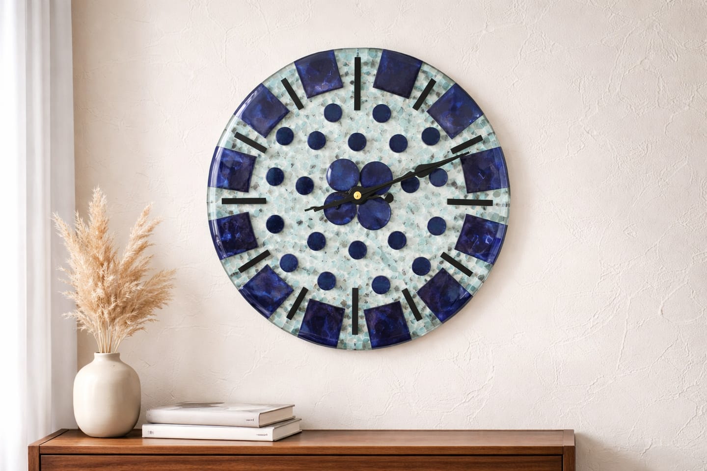 Customer photo review of 12" Circle + Clock Dials Style 2 Acrylic Router Template