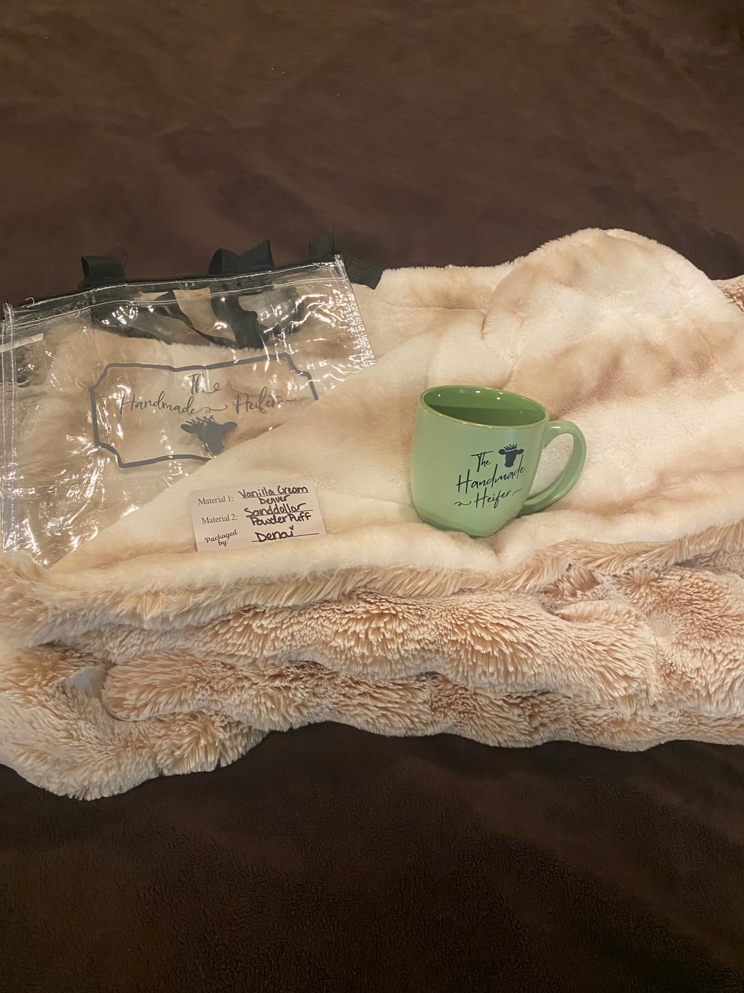 Customer photo review of Travel Size Blanket Subscription