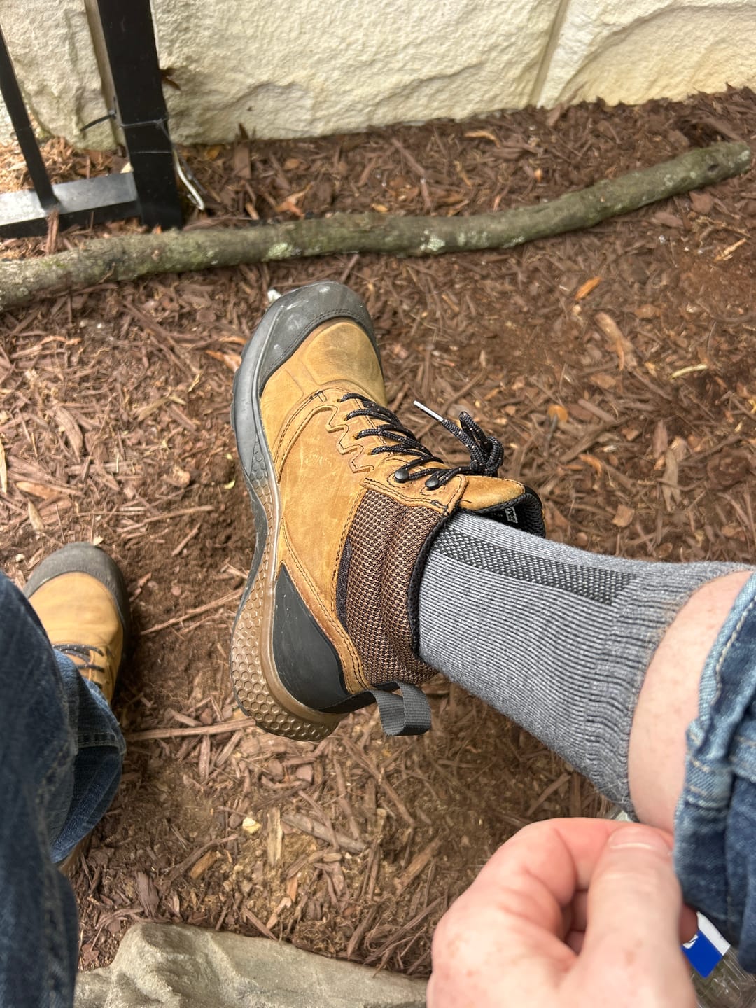Customer photo review of Men's Alpaca Socks