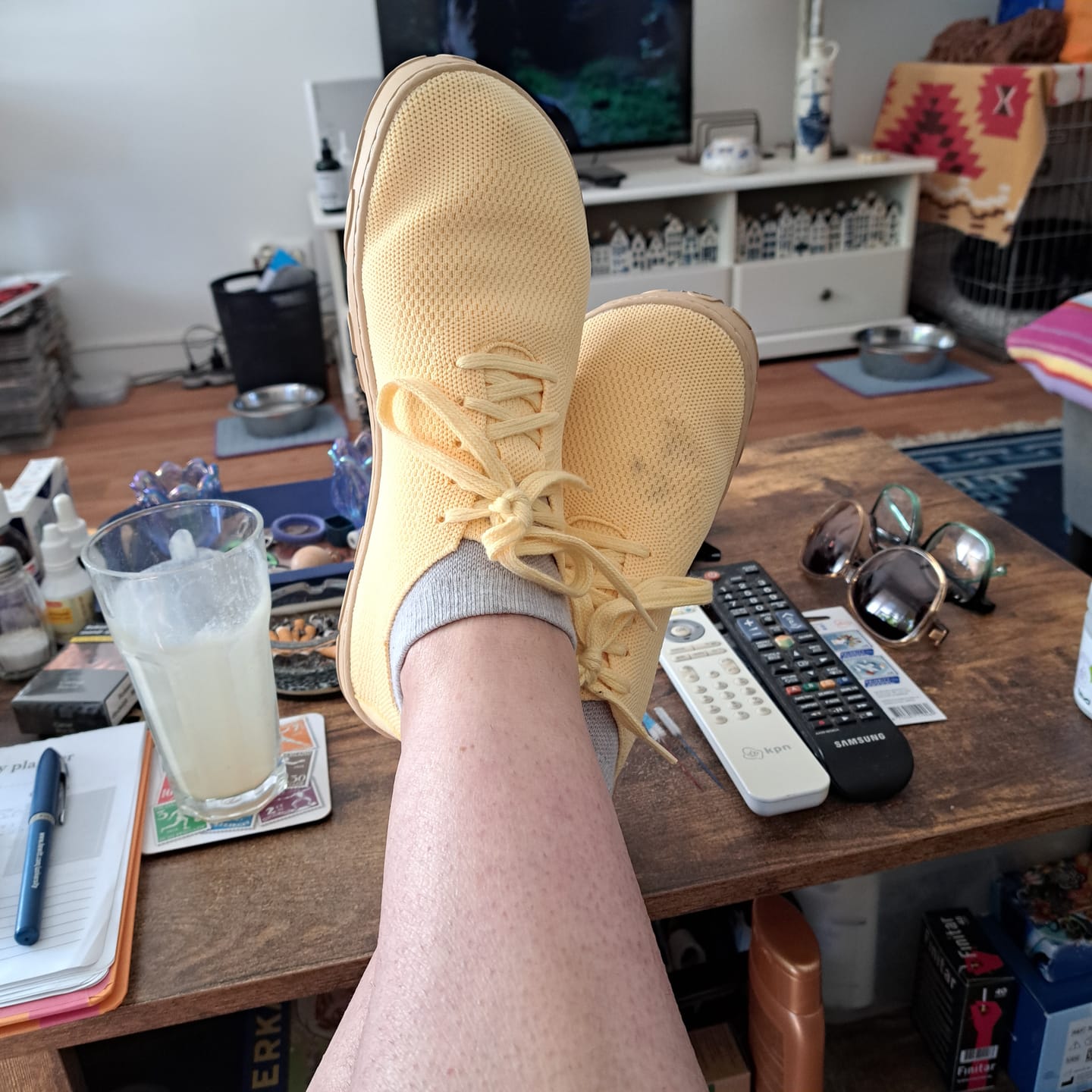 Customer photo review of Vaistoa Iloa | Knitted Barefoot Sneakers